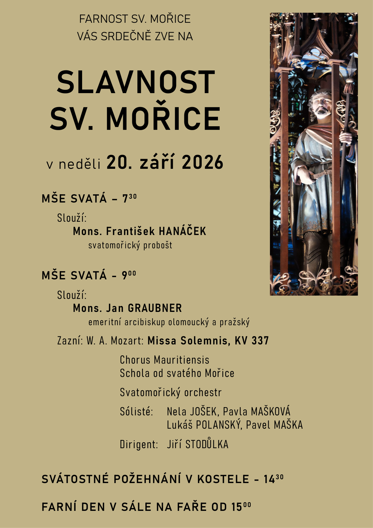 Slavnost Sv. Mořice 2026